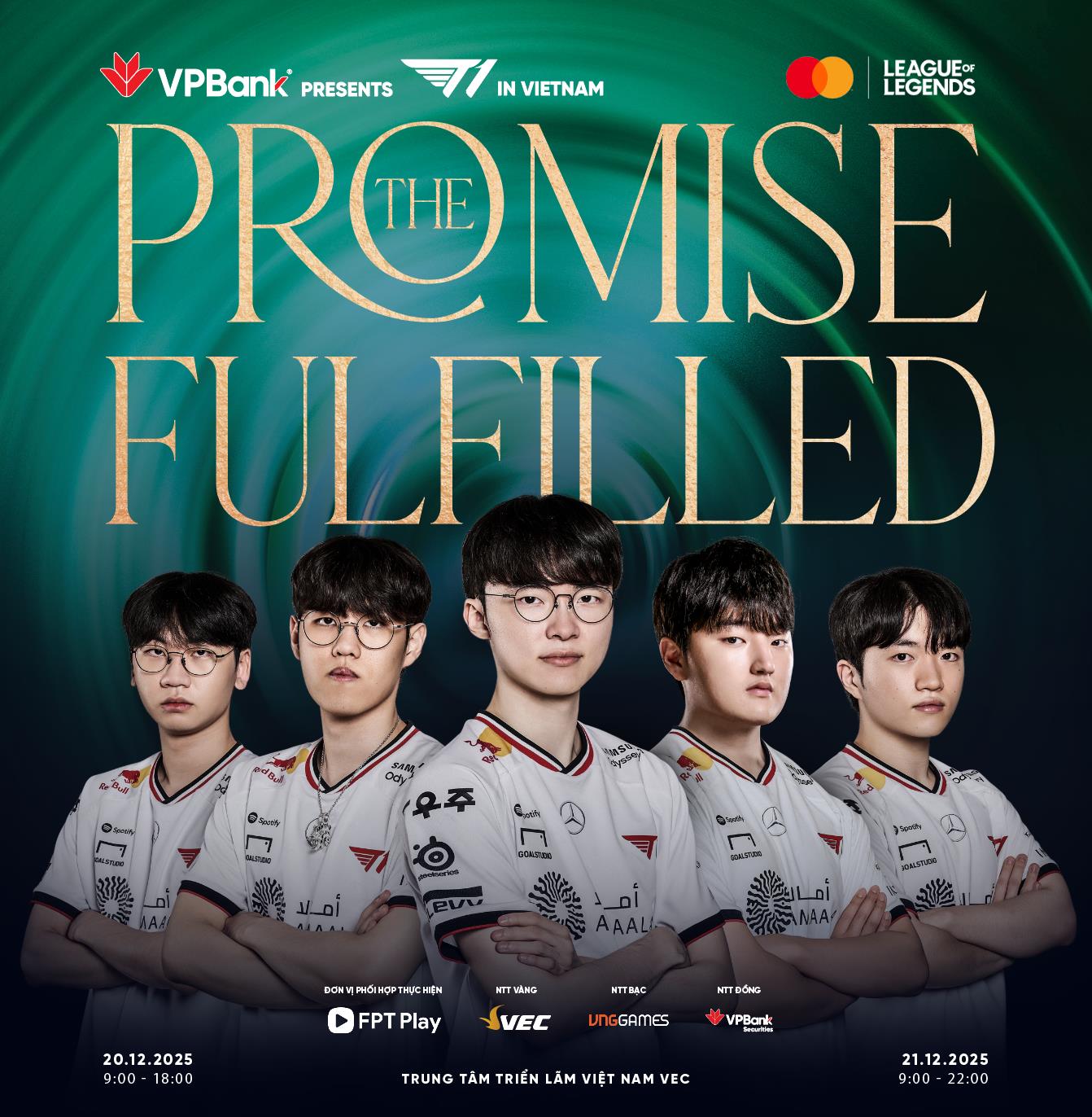 VPBank đưa T1 và “GOAT” Liên Minh Huyền Thoại Faker đến Việt Nam- Ảnh 1. VPBank đưa T1 và “GOAT” Liên Minh Huyền Thoại Faker đến Việt Nam- Ảnh 1.