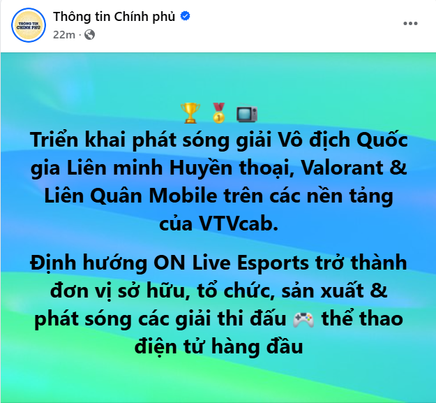 Esports Việt đón bước ngoặt lịch sử, cộng đồng cũng liên tưởng nhiều "tương lai đẹp"- Ảnh 1.