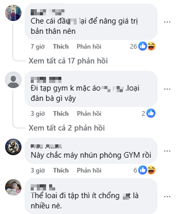 Đi tập gym nhưng để lộ 