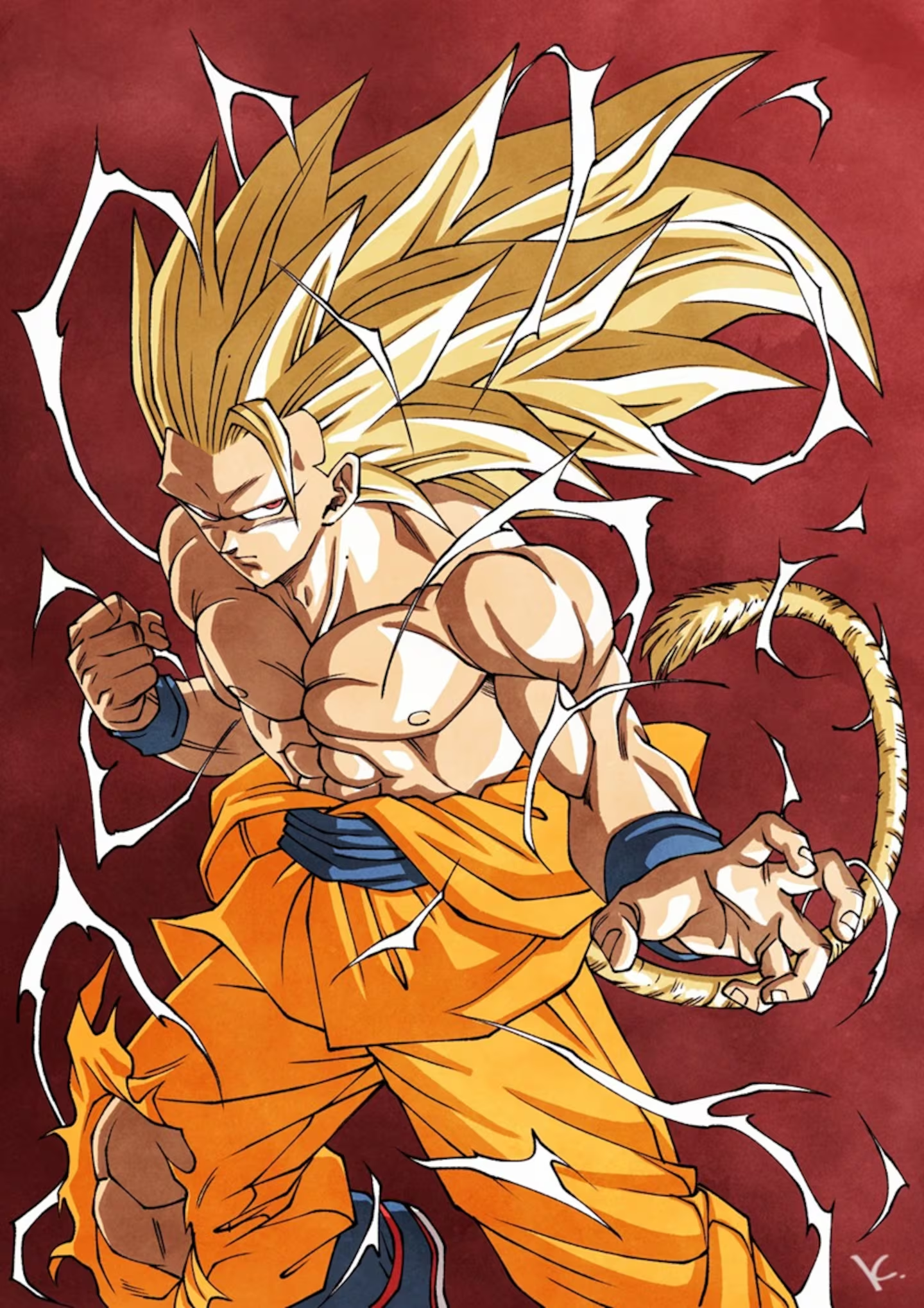 Dragon Ball: Hình dạng lai giữa cấp 3 và 4 của Goku gọi tên Super Saiyan 3.5- Ảnh 1. Dragon Ball: Hình dạng lai giữa cấp 3 và 4 của Goku gọi tên Super Saiyan 3.5- Ảnh 1.