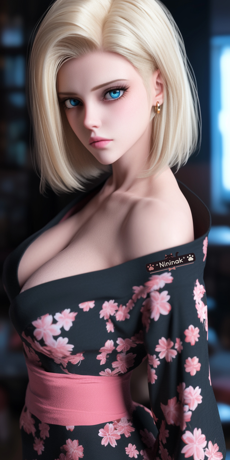 Bỏng mắt với phiên bản quyến rũ siêu thực của Android 18 từ Dragon Ball- Ảnh 2. Bỏng mắt với phiên bản quyến rũ siêu thực của Android 18 từ Dragon Ball- Ảnh 2.