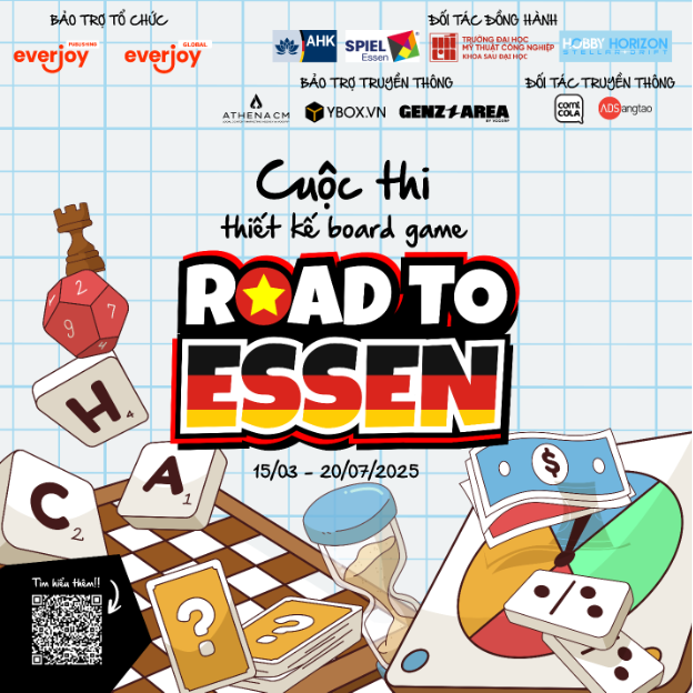 Săn ngay suất tài trợ toàn phần đến Đức dành cho quán quân cuộc thi thiết kế board game Việt Nam Road to Essen 2025- Ảnh 3. Săn ngay suất tài trợ toàn phần đến Đức dành cho quán quân cuộc thi thiết kế board game Việt Nam Road to Essen 2025- Ảnh 3.