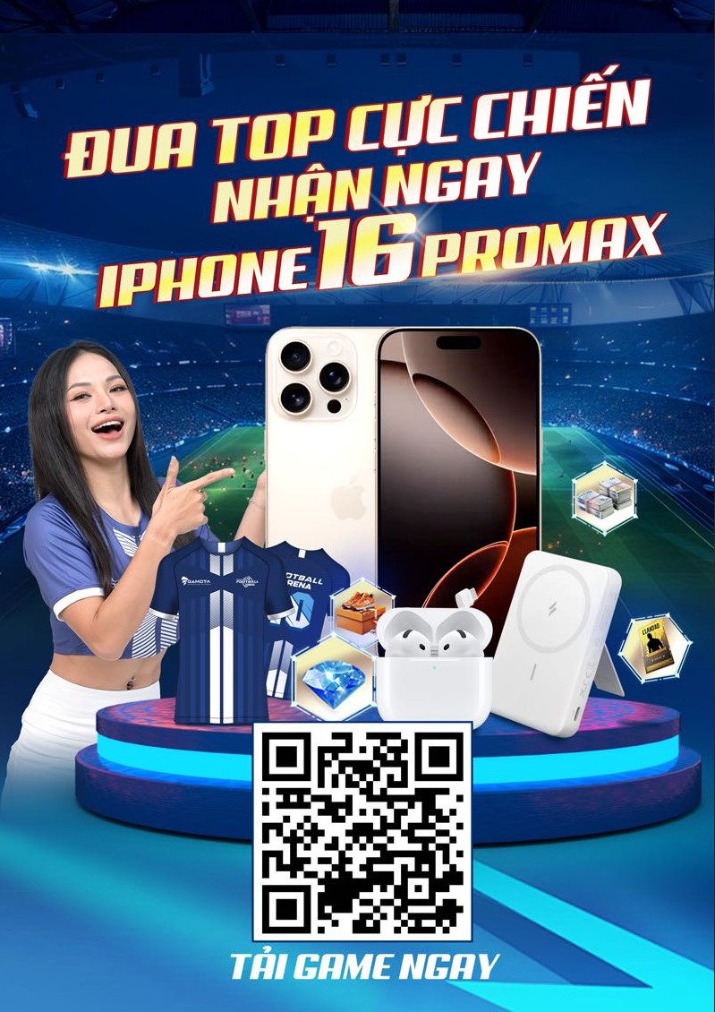 Bom tấn quản lý bóng đá Football Arena: Vua Bóng Đá chính thức ra mắt 22/5 – Quà tặng khủng, có cả iPhone 16 Pro Max- Ảnh 4. Bom tấn quản lý bóng đá Football Arena: Vua Bóng Đá chính thức ra mắt 22/5 – Quà tặng khủng, có cả iPhone 16 Pro Max- Ảnh 4.