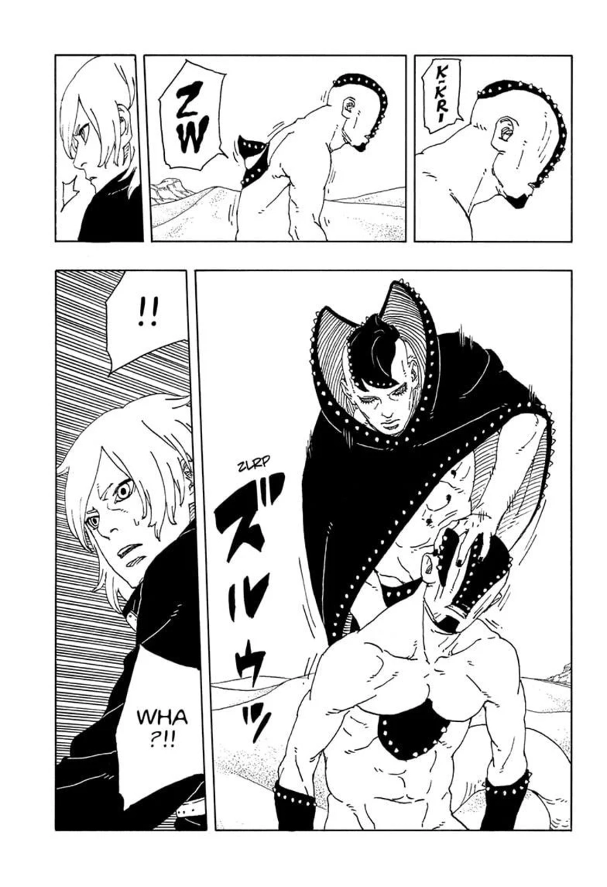 Boruto Chapter 102: Sarada Falls, Boruto's Strongest Technique is "Countered" Immediately 1 photo 1747977446732 1747977447125816899532