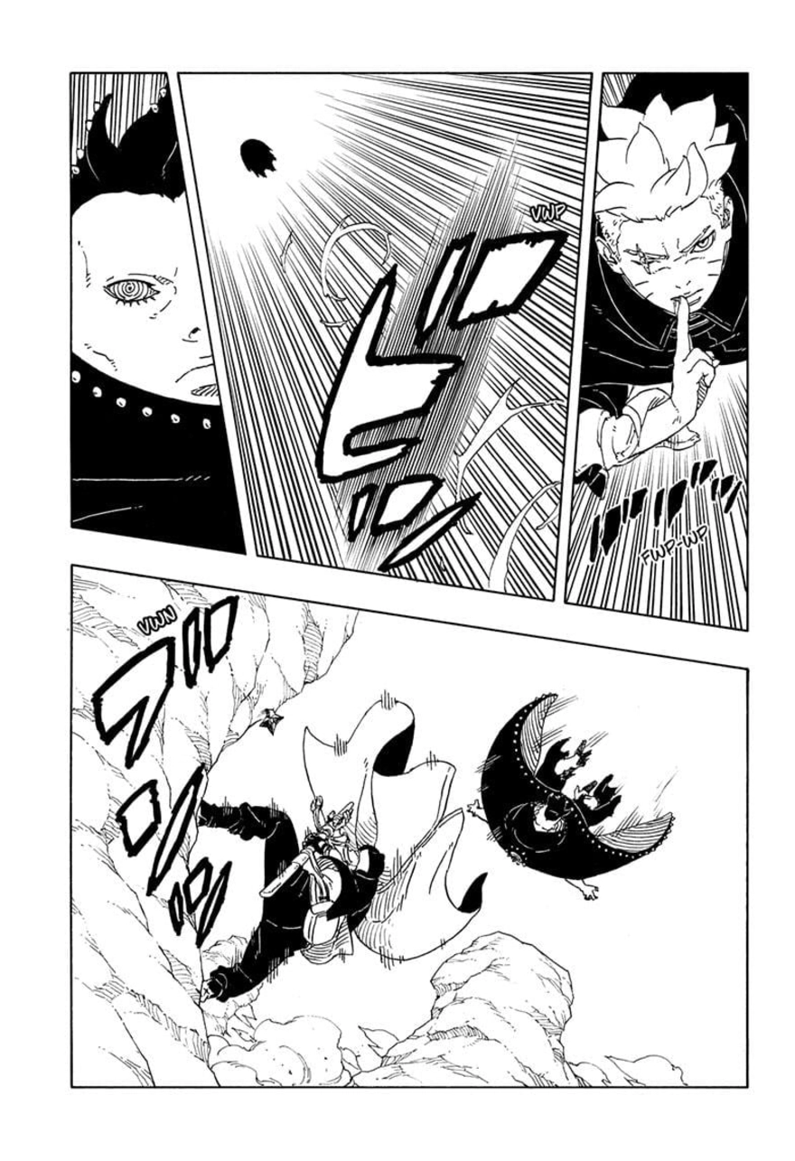 Boruto Chapter 102: Sarada Falls, Boruto's Strongest Technique is "Countered" Immediately 5 photo 1747977600132 1747977600323260113455