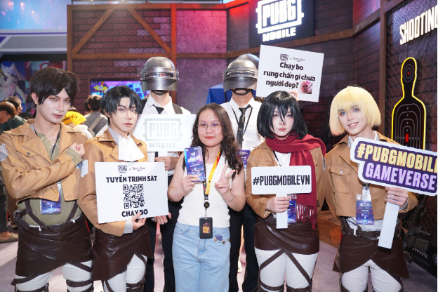 PUBG Mobile bùng nổ tại Vietnam Gameverse 2025 với trải nghiệm đậm chất Attack On Titan- Ảnh 7. PUBG Mobile bùng nổ tại Vietnam Gameverse 2025 với trải nghiệm đậm chất Attack On Titan- Ảnh 7.