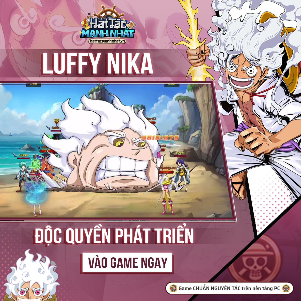 Hải Tặc Mạnh Nhất: Game chuẩn nguyên tác One Piece chính thức mở đăng ký trước!- Ảnh 2. Hải Tặc Mạnh Nhất: Game chuẩn nguyên tác One Piece chính thức mở đăng ký trước!- Ảnh 2.