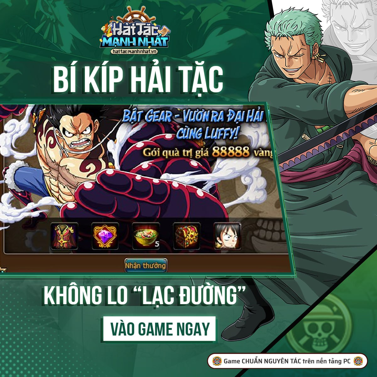Hải Tặc Mạnh Nhất: Game chuẩn nguyên tác One Piece chính thức mở đăng ký trước!- Ảnh 3. Hải Tặc Mạnh Nhất: Game chuẩn nguyên tác One Piece chính thức mở đăng ký trước!- Ảnh 3.