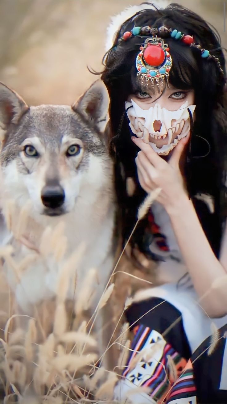 Nữ coser hóa thân công chúa Mononoke, vẻ đẹp hoang dã Nữ coser hóa thân công chúa Mononoke, vẻ đẹp hoang dã