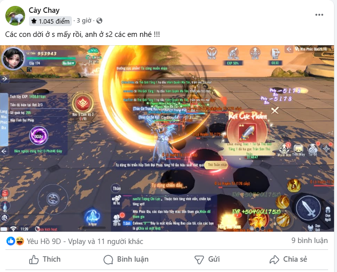500.000 người chơi đổ bộ ngày đầu ra mắt khiến server Yêu Hồ 9D suýt 500.000 người chơi đổ bộ ngày đầu ra mắt khiến server Yêu Hồ 9D suýt