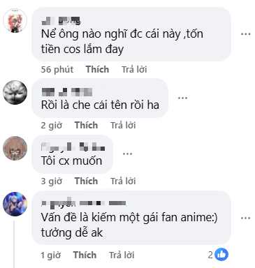 Quá đam mê các nữ cosplayer, fan nam đưa ra Quá đam mê các nữ cosplayer, fan nam đưa ra