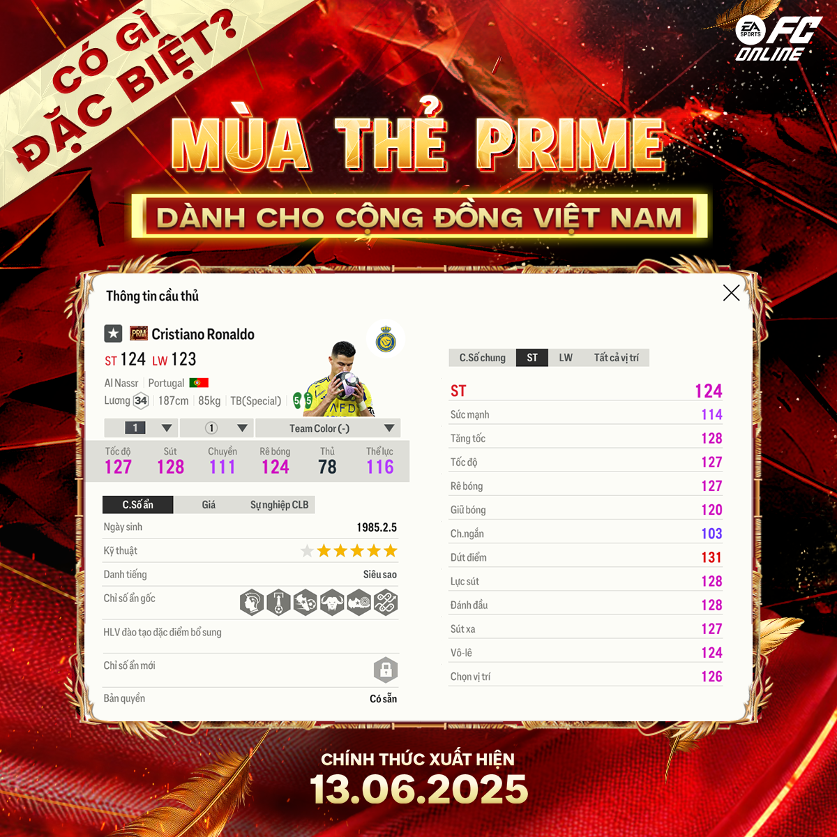 FC Online tung mùa thẻ siêu phẩm PRIME: Món quà sinh nhật khủng ghi dấu cột mốc 7 năm rực rỡ- Ảnh 2. FC Online tung mùa thẻ siêu phẩm PRIME: Món quà sinh nhật khủng ghi dấu cột mốc 7 năm rực rỡ- Ảnh 2.