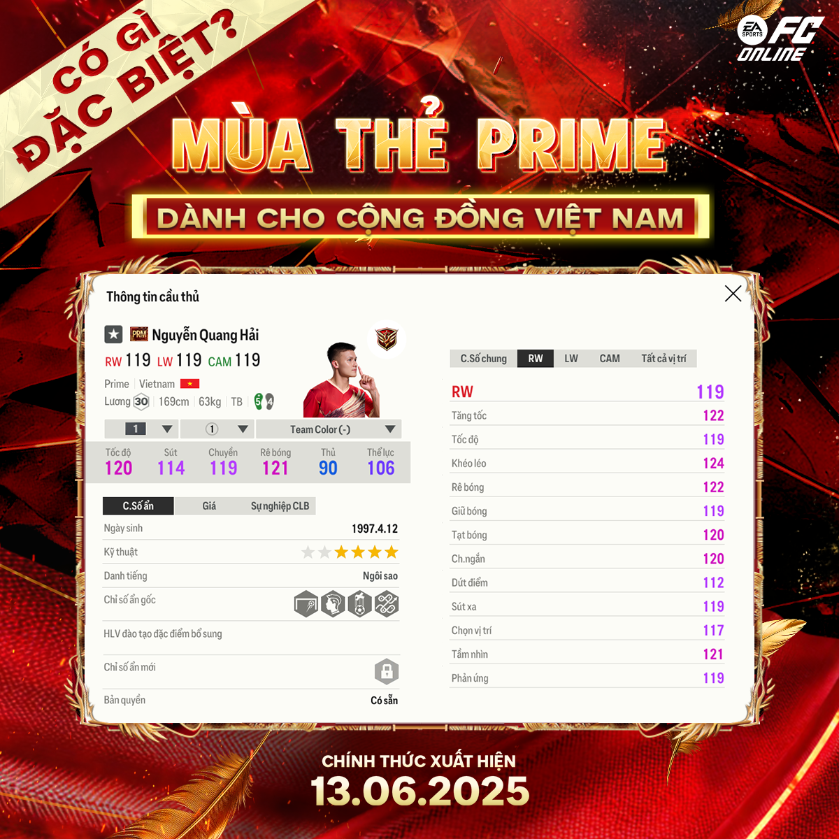 FC Online tung mùa thẻ siêu phẩm PRIME: Món quà sinh nhật khủng ghi dấu cột mốc 7 năm rực rỡ- Ảnh 3. FC Online tung mùa thẻ siêu phẩm PRIME: Món quà sinh nhật khủng ghi dấu cột mốc 7 năm rực rỡ- Ảnh 3.