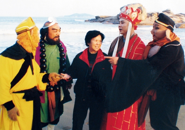 Director Yang Kiet and the cast of Journey to the West. Director Yang Kiet and the cast of Journey to the West