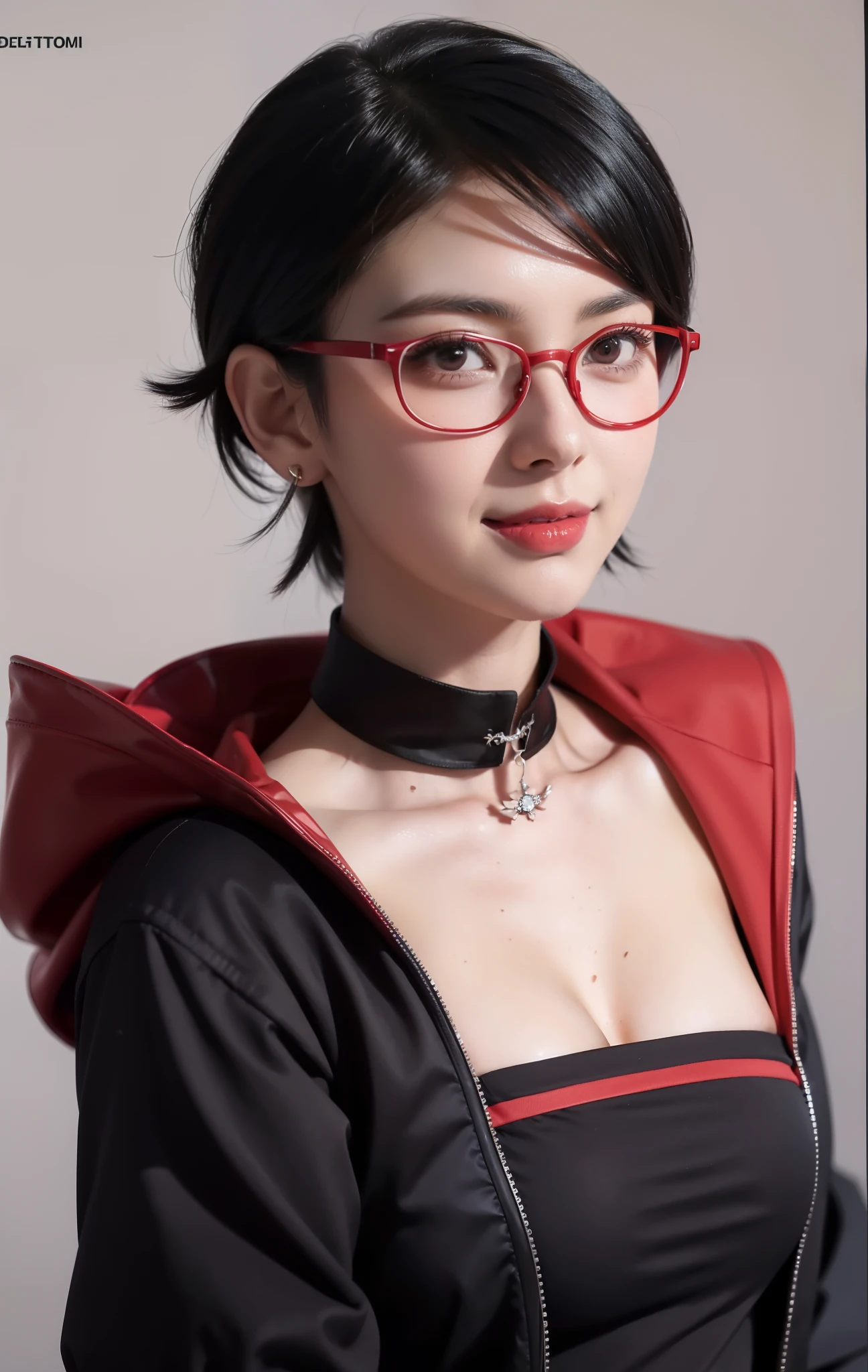 Boruto: Brought to Life by AI, Uchiha Sarada "Transforms" into an Irresistibly Beautiful Woman 2 Sarada's AI version