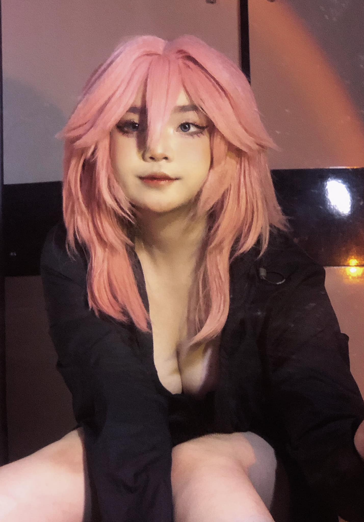 The female cosplayer "transforms", her bare face is even more surprising 7 Cosplayer Mẫn Hà Nhi