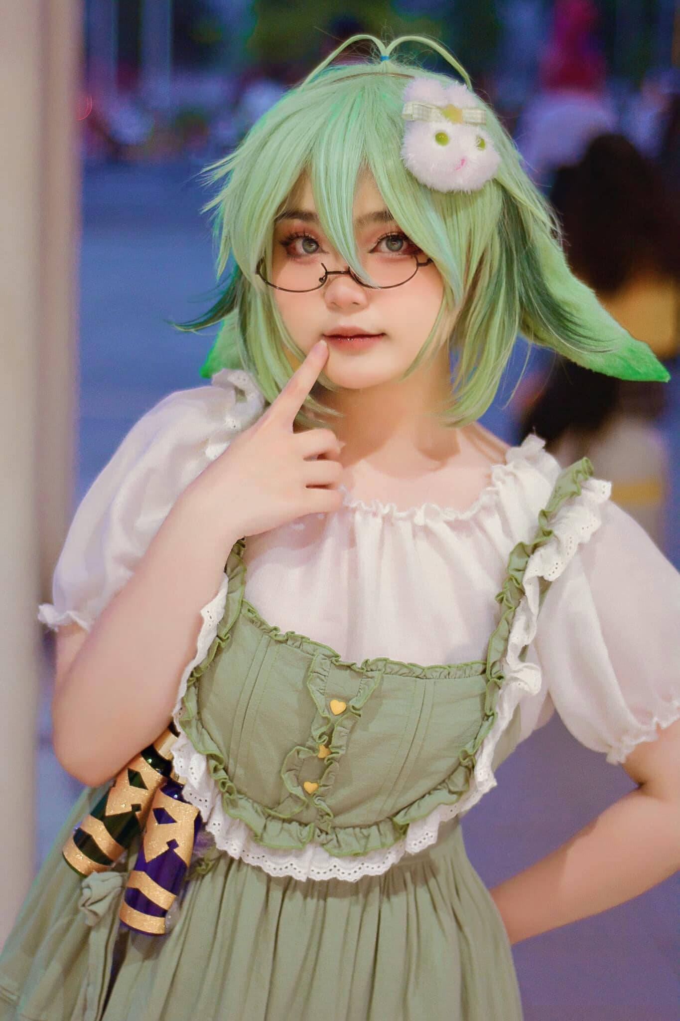 The female cosplayer "transforms", her bare face is even more surprising 3 Cosplayer Mẫn Hà Nhi