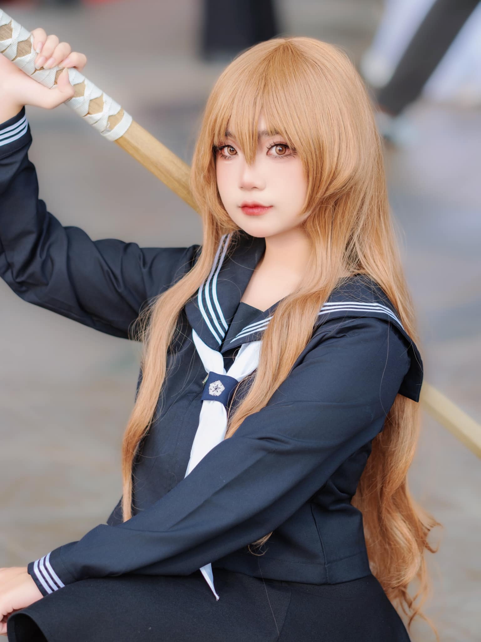 The female cosplayer "transforms", her bare face is even more surprising 2 Cosplayer Mẫn Hà Nhi