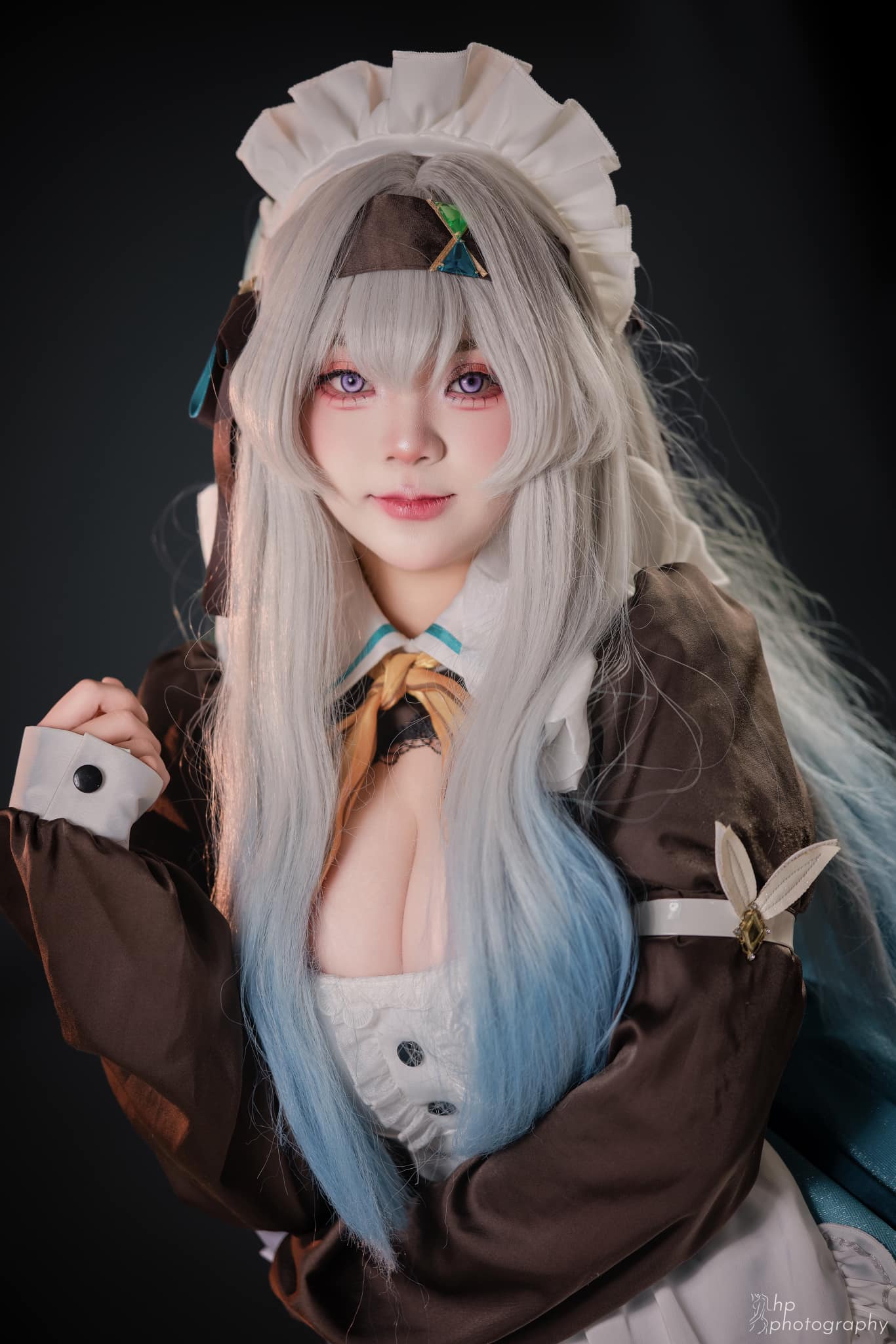 The female cosplayer "transforms", her bare face is even more surprising 6 Cosplayer Mẫn Hà Nhi