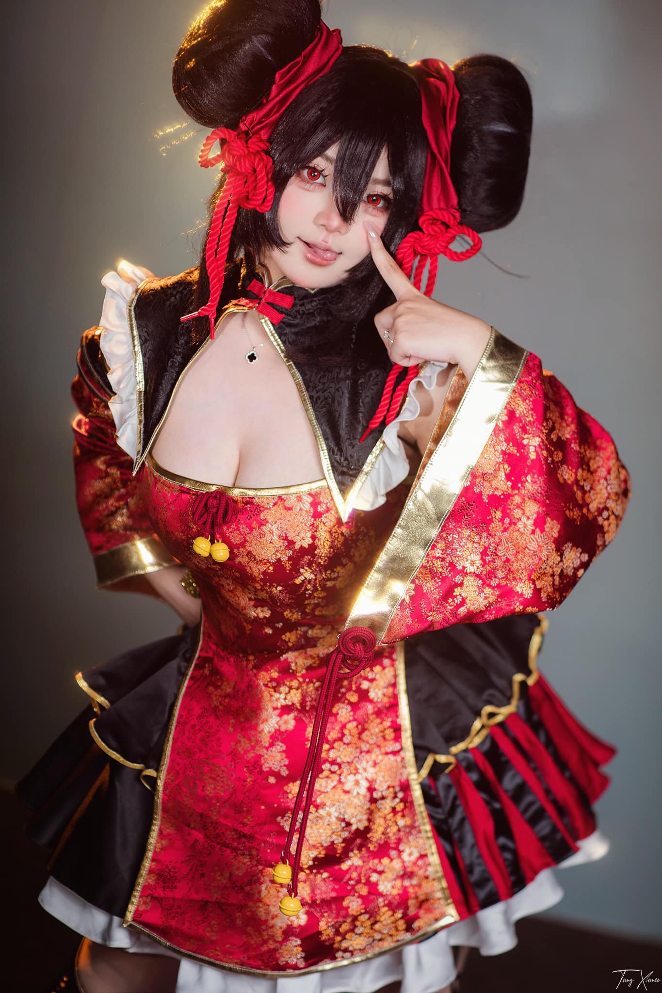 The female cosplayer "transforms", her bare face is even more surprising 8 Cosplayer Mẫn Hà Nhi