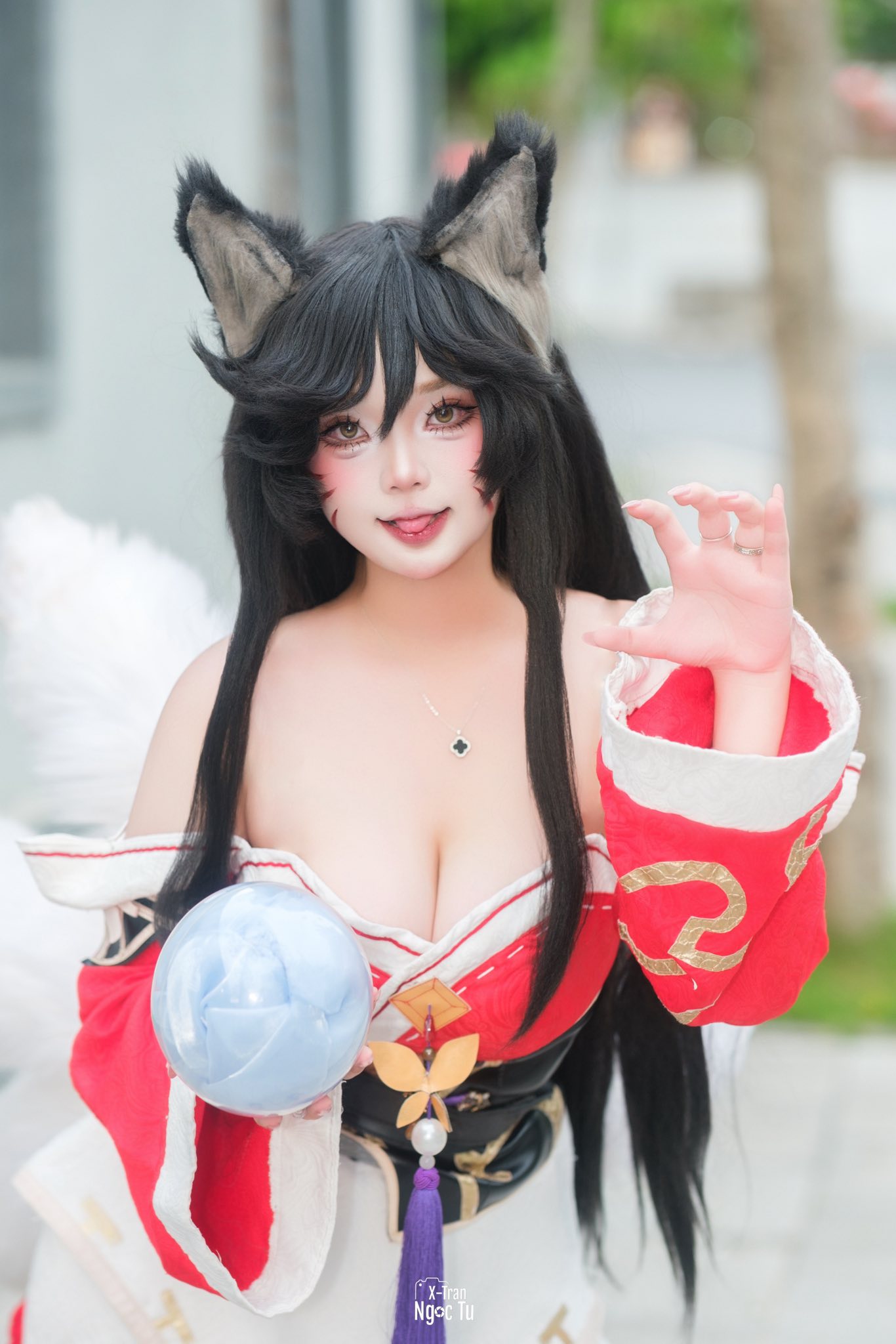 The female cosplayer "transforms", her bare face is even more surprising 10 Cosplayer Mẫn Hà Nhi