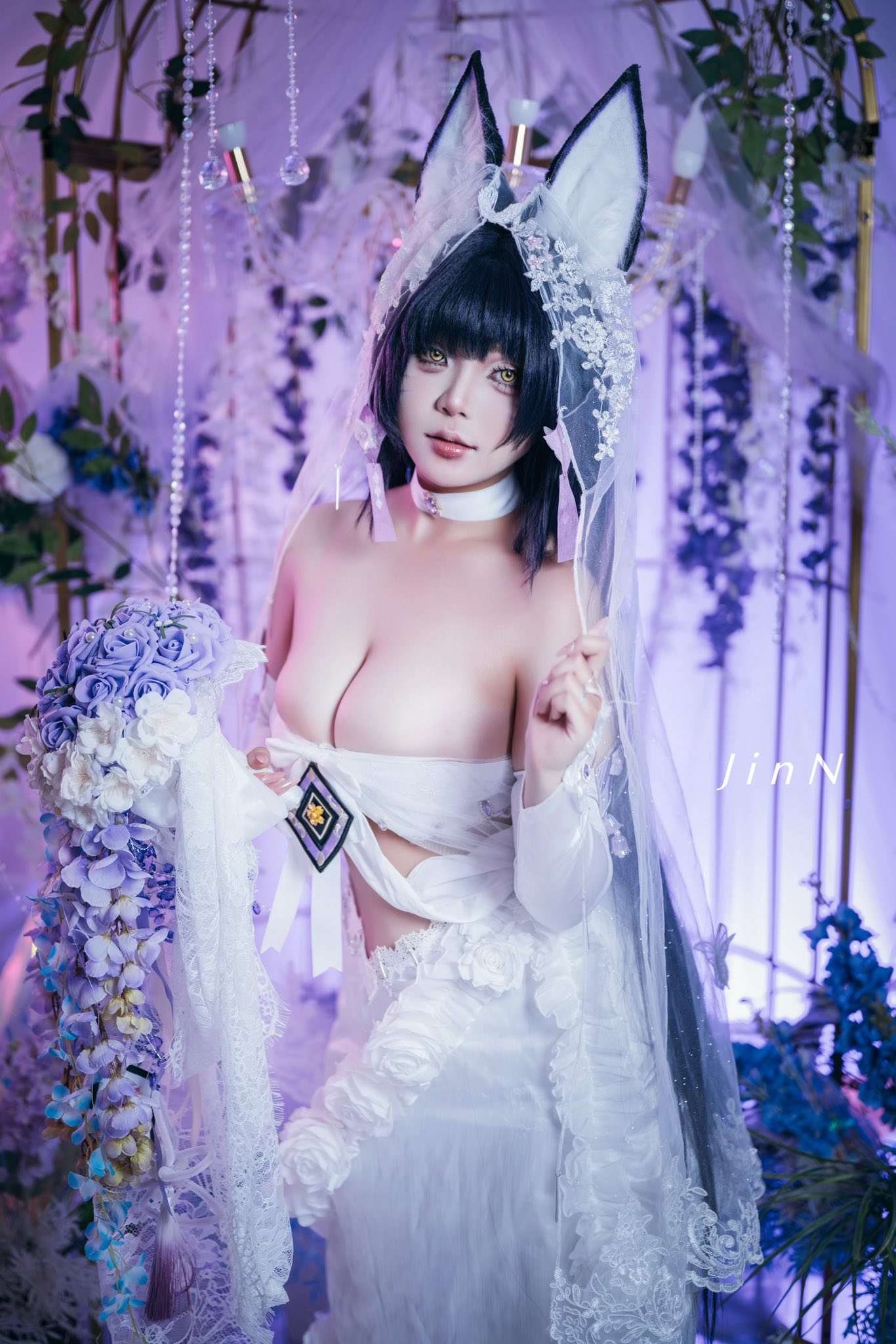 The female cosplayer "transforms", her bare face is even more surprising 9 Cosplayer Mẫn Hà Nhi