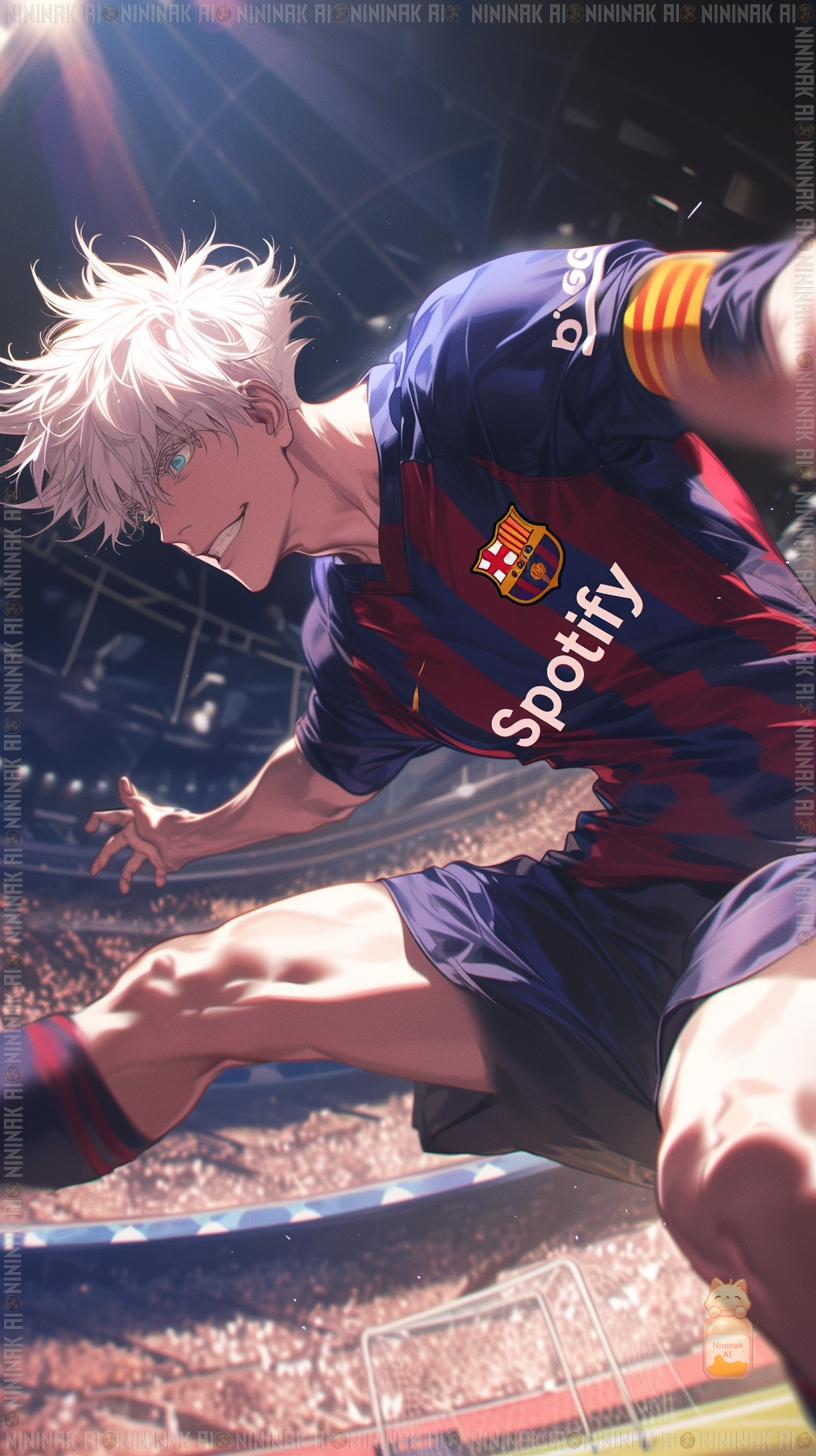 AI reimagines Gojo, Luffy, Goku as "monsters" on the field, who will be the top scorer? 2 photo 1750758299170 17507582993901914074399