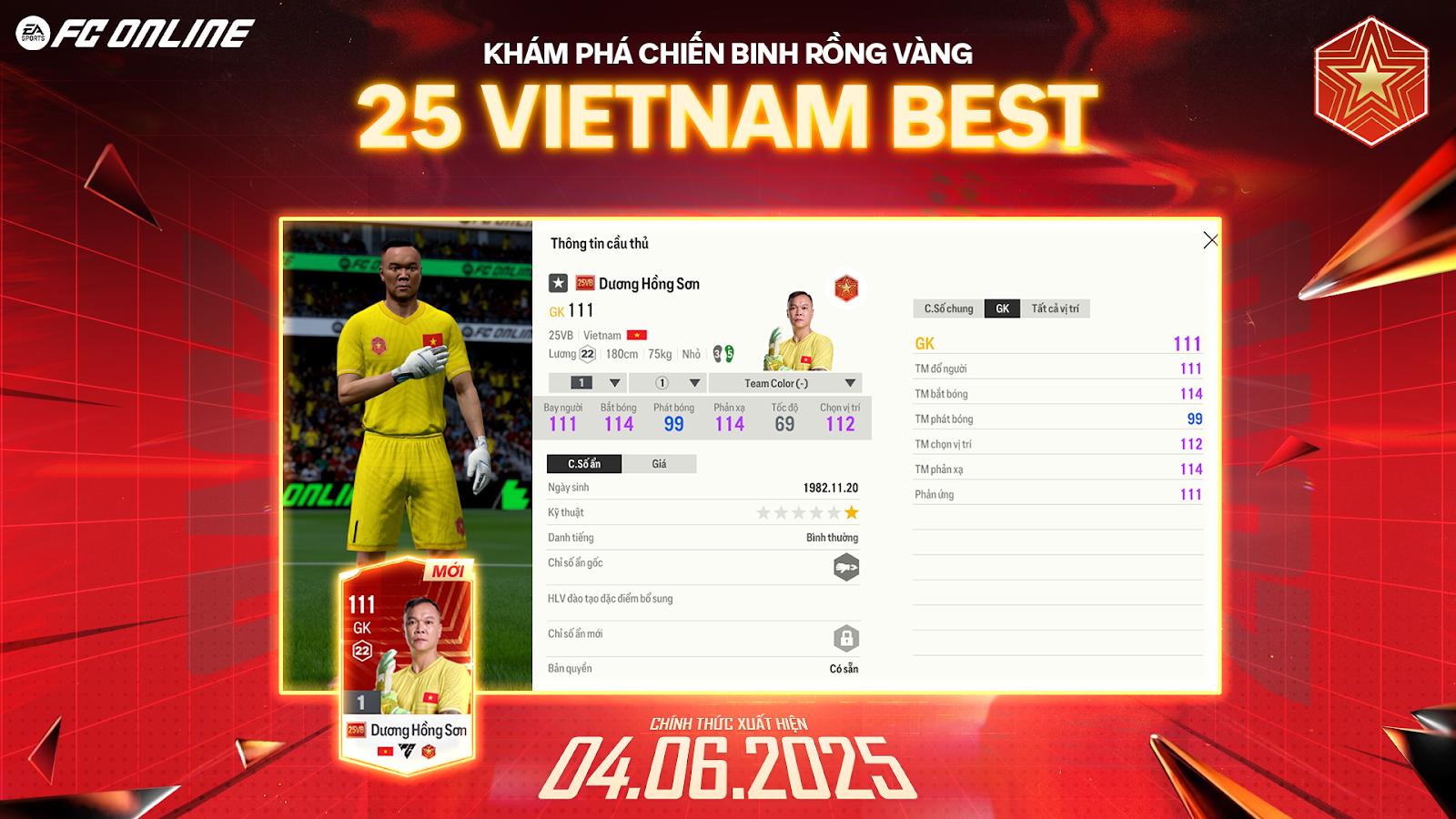 CỰC HOT: Siêu hậu vệ Phạm Xuân Mạnh và huyền thoại Dương Hồng Sơn chính thức góp mặt trong FC Online- Ảnh 3. CỰC HOT: Siêu hậu vệ Phạm Xuân Mạnh và huyền thoại Dương Hồng Sơn chính thức góp mặt trong FC Online- Ảnh 3.
