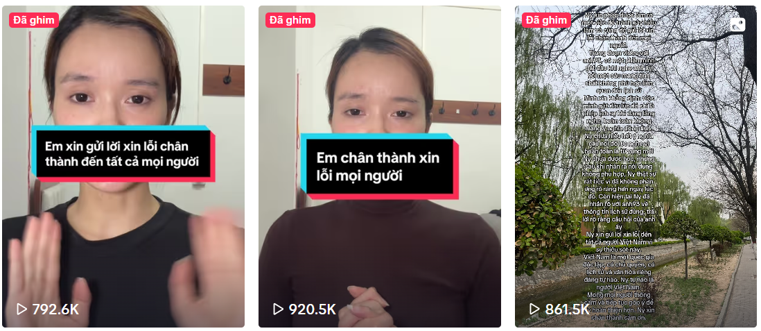 Nữ TikToker từng Nữ TikToker từng