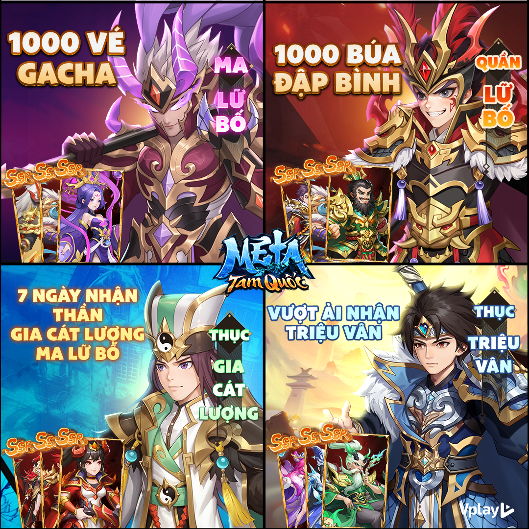 Mê Ta Tam Quốc - Vplay khiến game thủ Việt “dậy sóng” bằng phúc lợi siêu hấp dẫn- Ảnh 7.