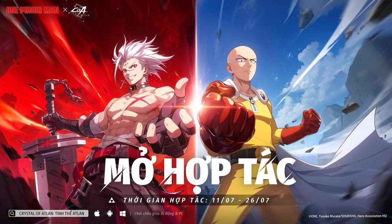 MagicPunk Crystal of Atlan: Tinh Thể Atlan đã chính thức ra mắt thức ra mắt tại Việt Nam! Hợp tác One-Punch Man đồng loạt lên sóng- Ảnh 2. MagicPunk Crystal of Atlan: Tinh Thể Atlan đã chính thức ra mắt thức ra mắt tại Việt Nam! Hợp tác One-Punch Man đồng loạt lên sóng- Ảnh 2.