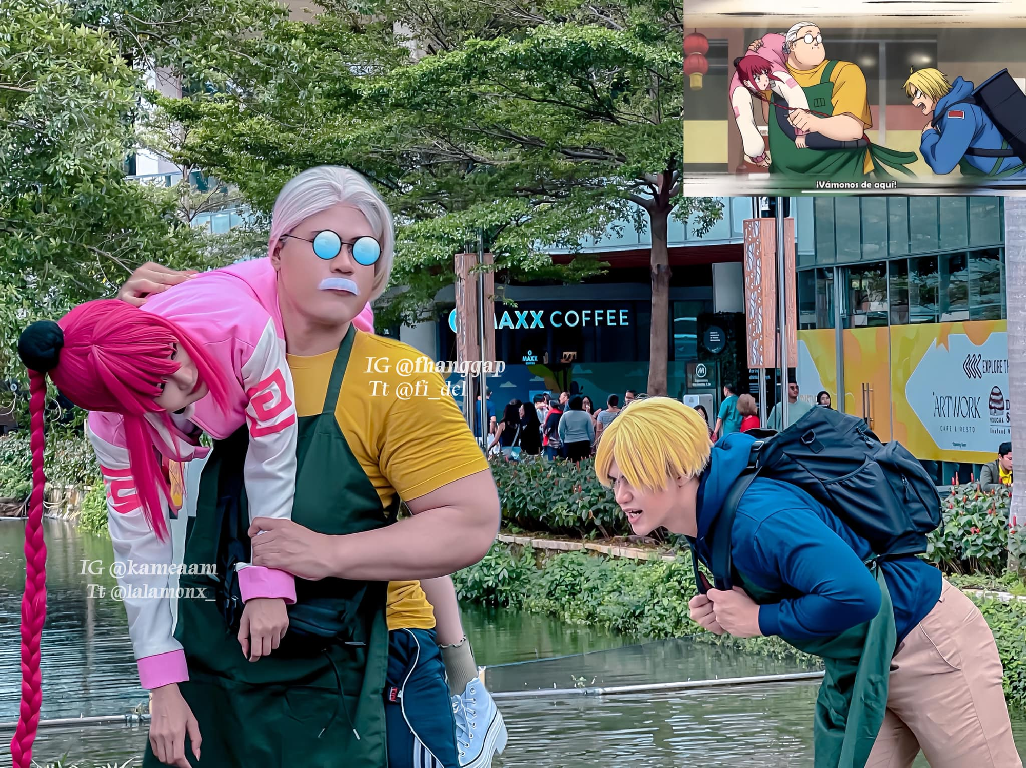 Cười ra nước mắt với loạt ảnh cosplay ông trùm sát thủ về vườn trong Sakamoto Days- Ảnh 8.