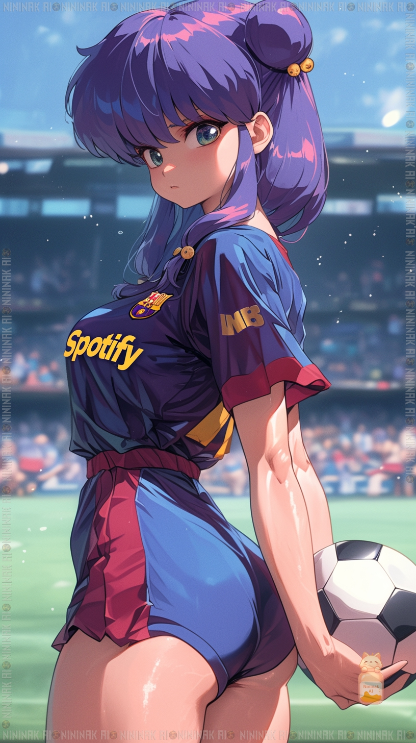 AI "transforms" anime beauties into stunning Barca players 2 photo 1751615255988 17516152563951086142490