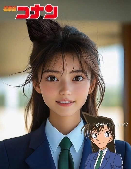 AI phù phép dàn nhân vật Thám Tử Lừng Danh Conan bước ra đời thật đẹp ngỡ ngàng- Ảnh 3.