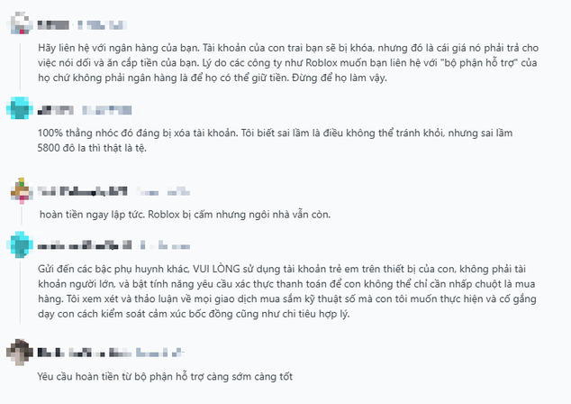 Báo thủ trộm gần 200 triệu của bố, nạp tiền Roblox khiến cả nhà có nguy cơ 