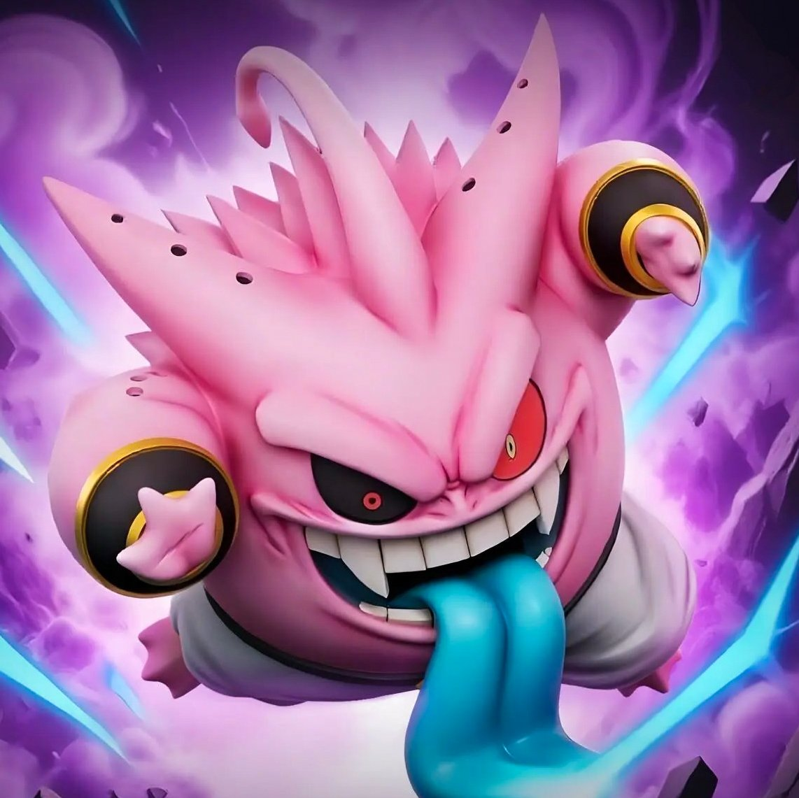 Ai ngờ Gengar và Majin Buu lại có thể hợp thể 