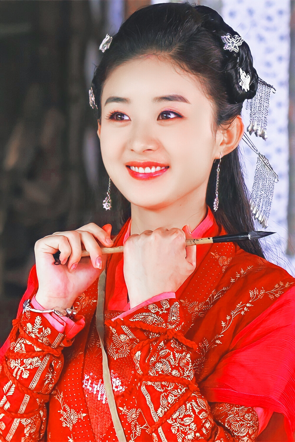 10 mỹ nhân cười đẹp nhất Trung Quốc: Địch Lệ Nhiệt Ba xếp sau Triệu Lộ Tư, hạng 1 vừa hé môi đã thành huyền thoại- Ảnh 9.