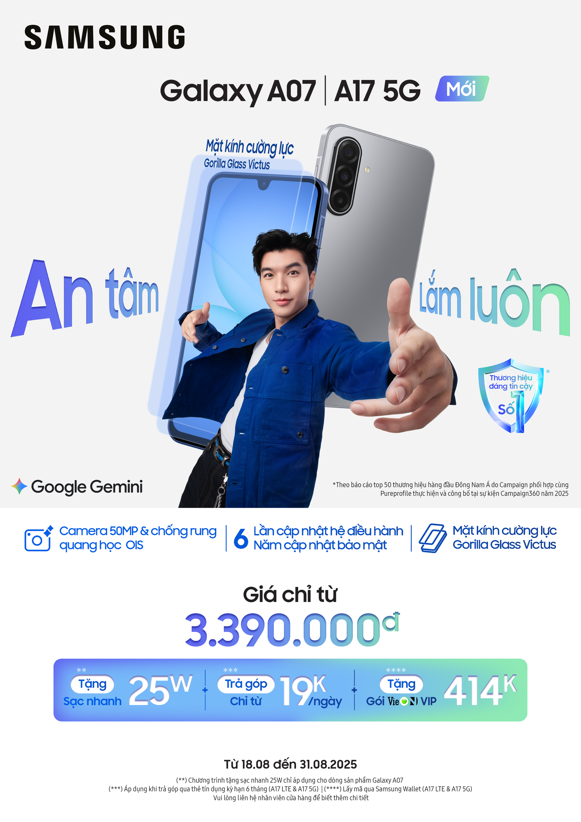 Samsung khiến fan ngỡ ngàng với tính năng AI thiết yếu và bảo mật ở bộ đôi Galaxy A17 và Galaxy A07- Ảnh 10. Samsung khiến fan ngỡ ngàng với tính năng AI thiết yếu và bảo mật ở bộ đôi Galaxy A17 và Galaxy A07- Ảnh 10.