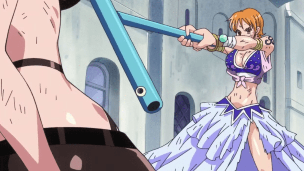 One Piece: 10 bộ trang phục đẹp nhất, khoe trọn vóc dáng của Nami- Ảnh 10. One Piece: 10 bộ trang phục đẹp nhất, khoe trọn vóc dáng của Nami- Ảnh 10.