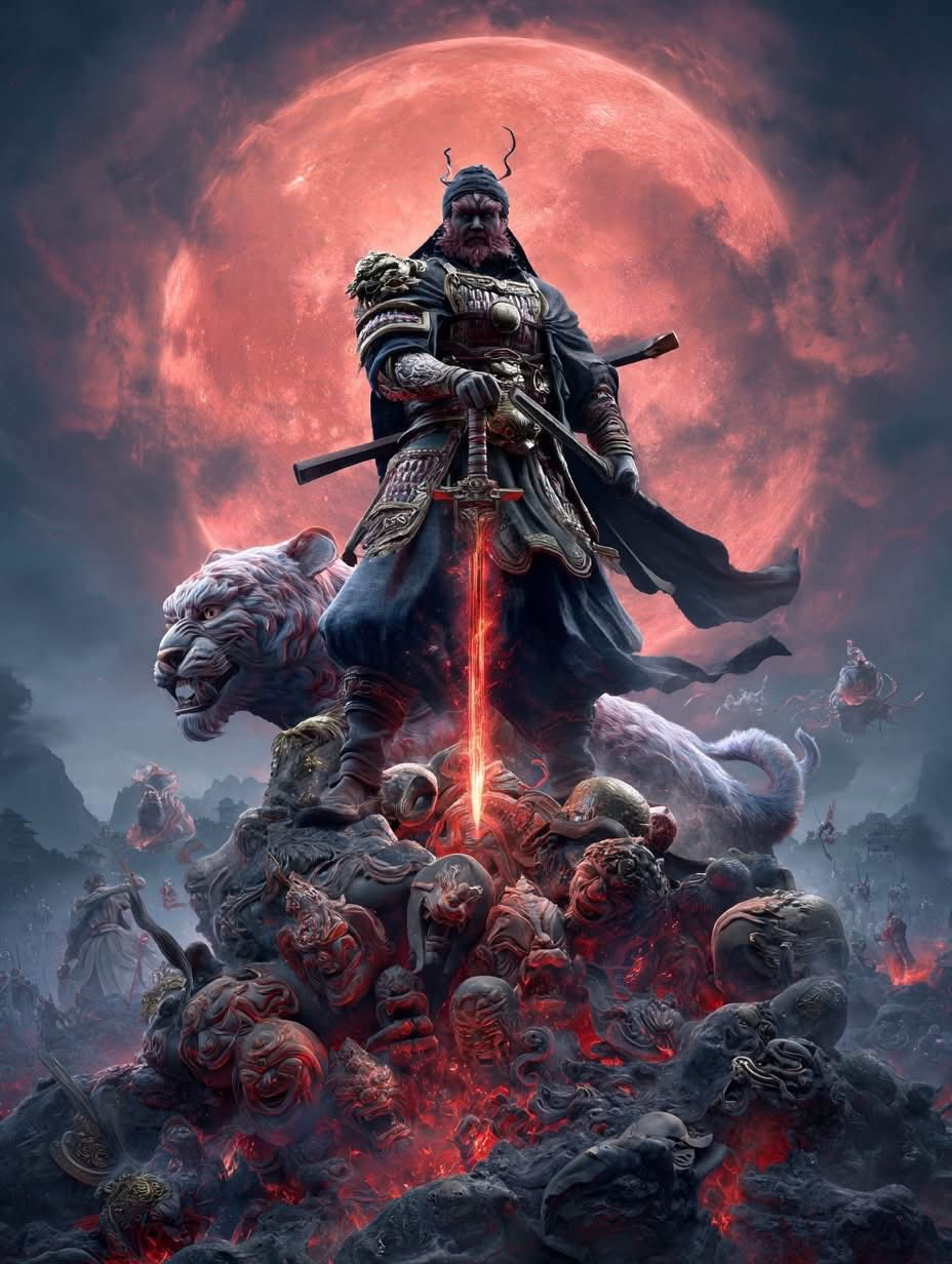 Khi game thủ tái hiện Chung Quỳ của Black Myth: Zhong Kui bằng AI - tuyệt tác fan-art mãn nhãn- Ảnh 2.