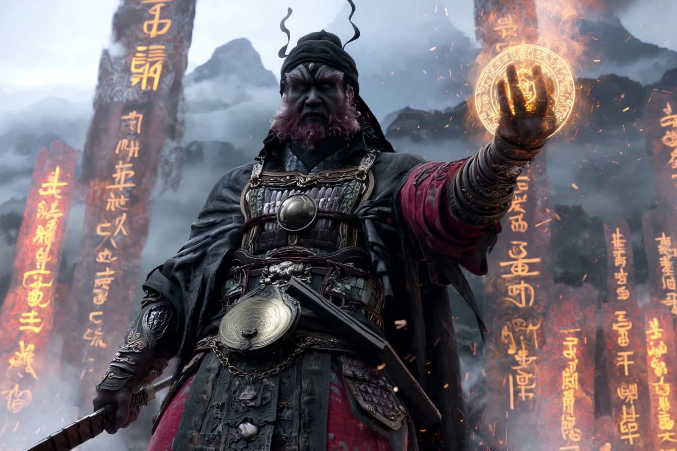 Khi game thủ tái hiện Chung Quỳ của Black Myth: Zhong Kui bằng AI - tuyệt tác fan-art mãn nhãn- Ảnh 6.