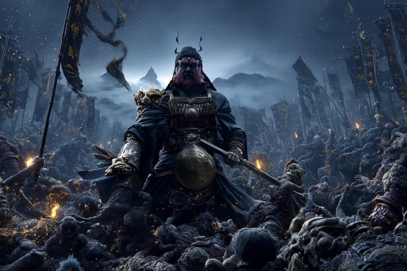 Khi game thủ tái hiện Chung Quỳ của Black Myth: Zhong Kui bằng AI - tuyệt tác fan-art mãn nhãn- Ảnh 9.