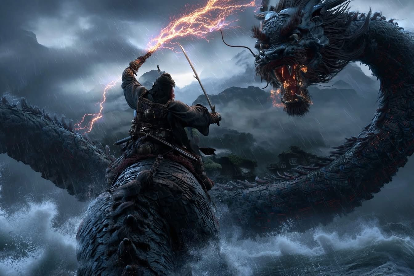 Khi game thủ tái hiện Chung Quỳ của Black Myth: Zhong Kui bằng AI - tuyệt tác fan-art mãn nhãn- Ảnh 13.