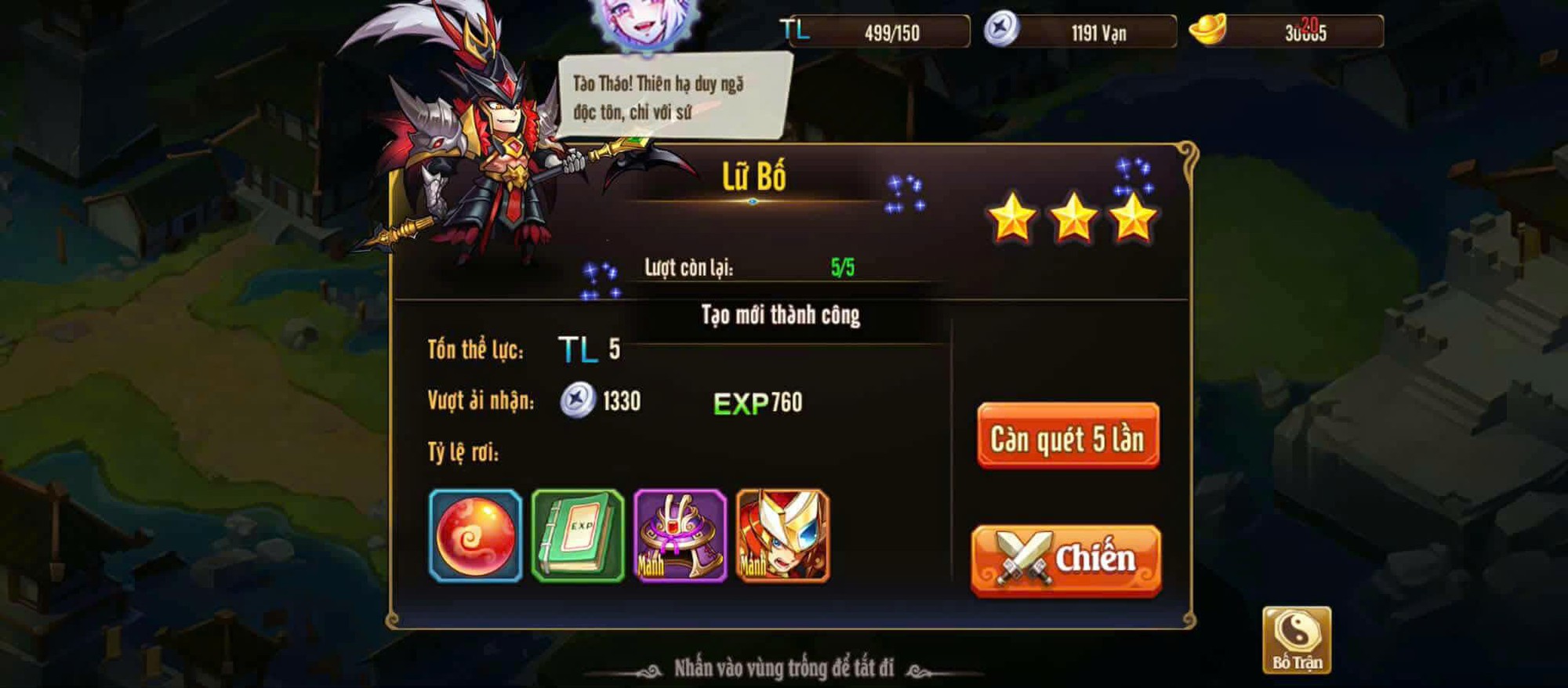 Hướng dẫn tân thủ OMG 3Q: Cách nhận quà và chọn tướng hợp lý để bứt tốc- Ảnh 4.