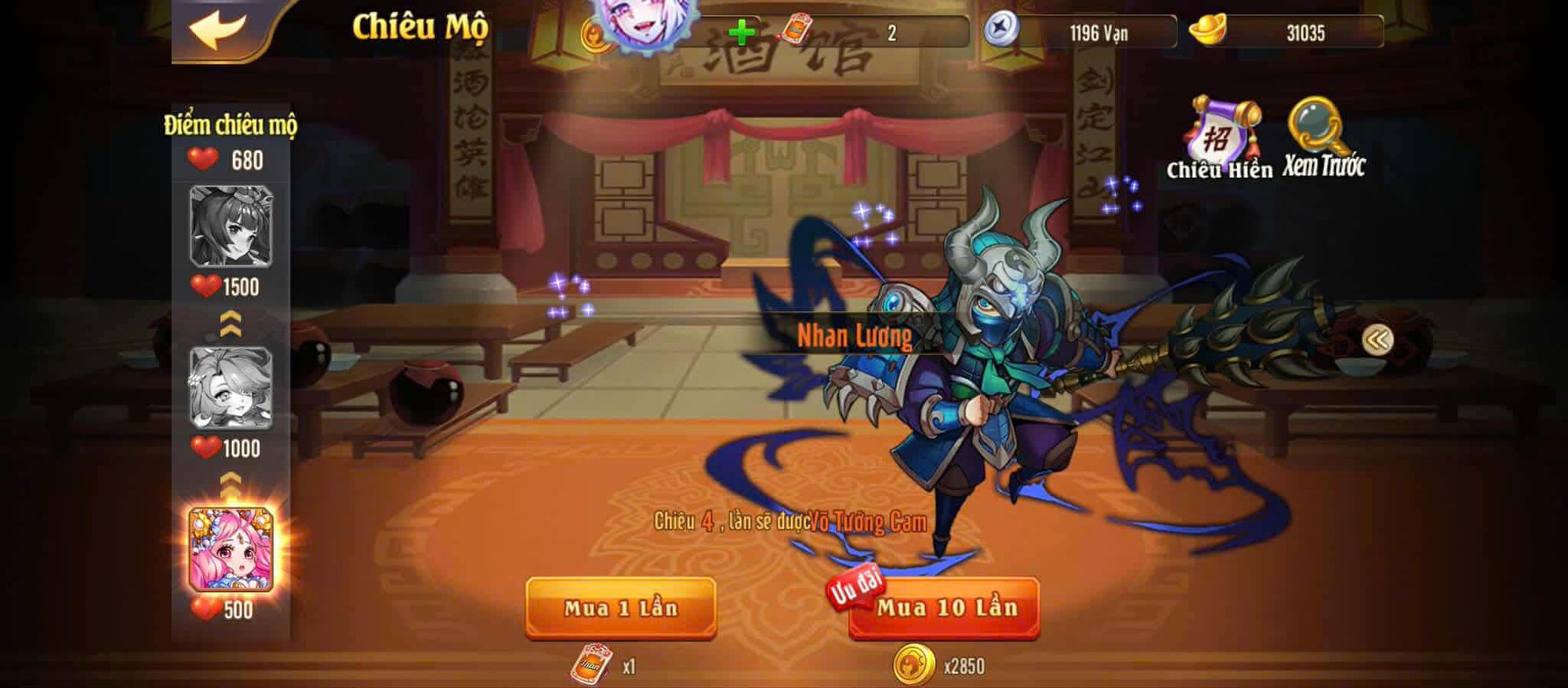 Hướng dẫn tân thủ OMG 3Q: Cách nhận quà và chọn tướng hợp lý để bứt tốc- Ảnh 8.