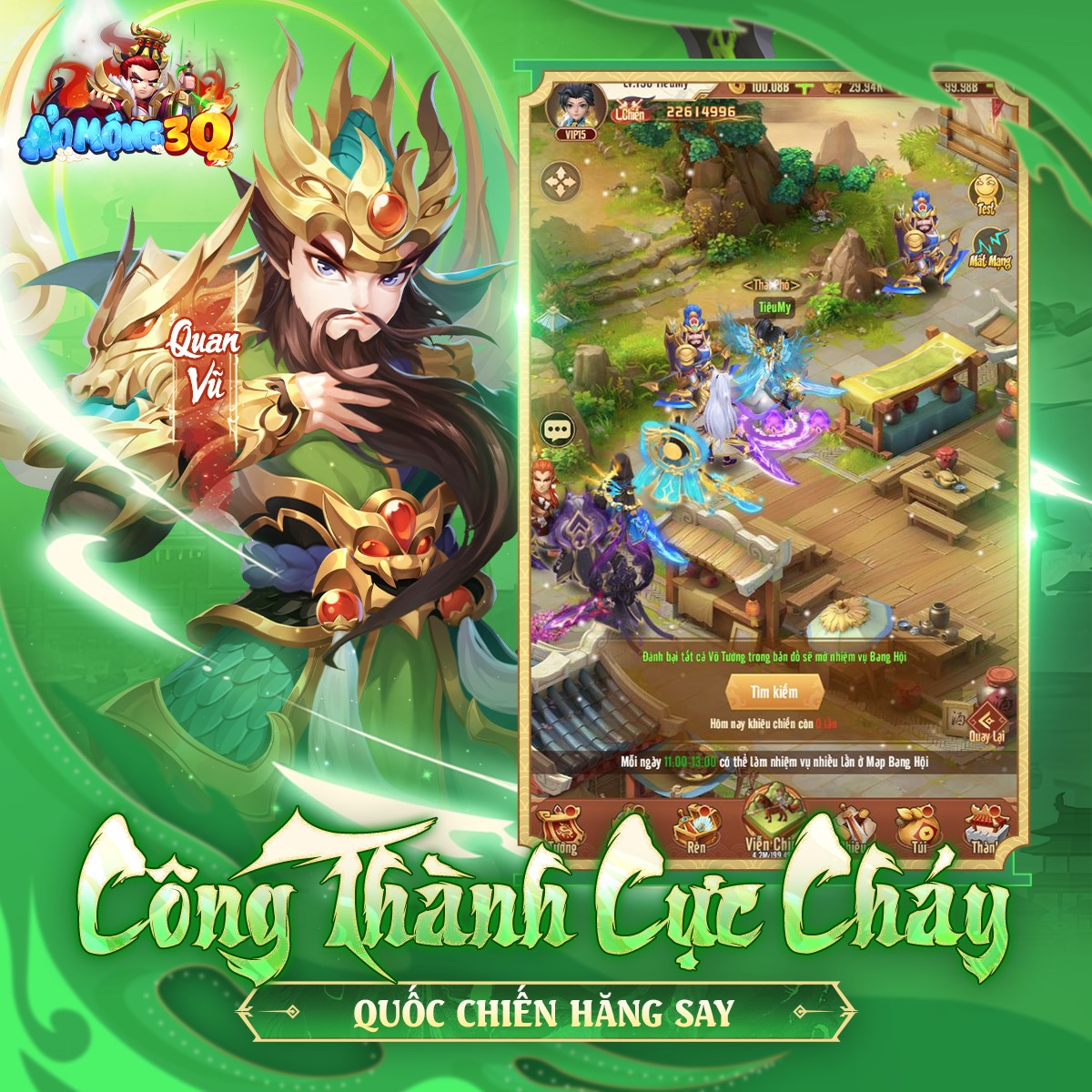 HOT Game nhập vai đấu tướng Ảo Mộng 3Q chốt ngày mở cửa tại Việt Nam- Ảnh 2. HOT Game nhập vai đấu tướng Ảo Mộng 3Q chốt ngày mở cửa tại Việt Nam- Ảnh 2.