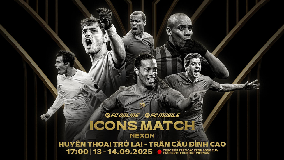 ICONS Match 2025: Các huyền thoại bóng đá trở lại - Tái hiện ký ức huy hoàng- Ảnh 1. ICONS Match 2025: Các huyền thoại bóng đá trở lại - Tái hiện ký ức huy hoàng- Ảnh 1.