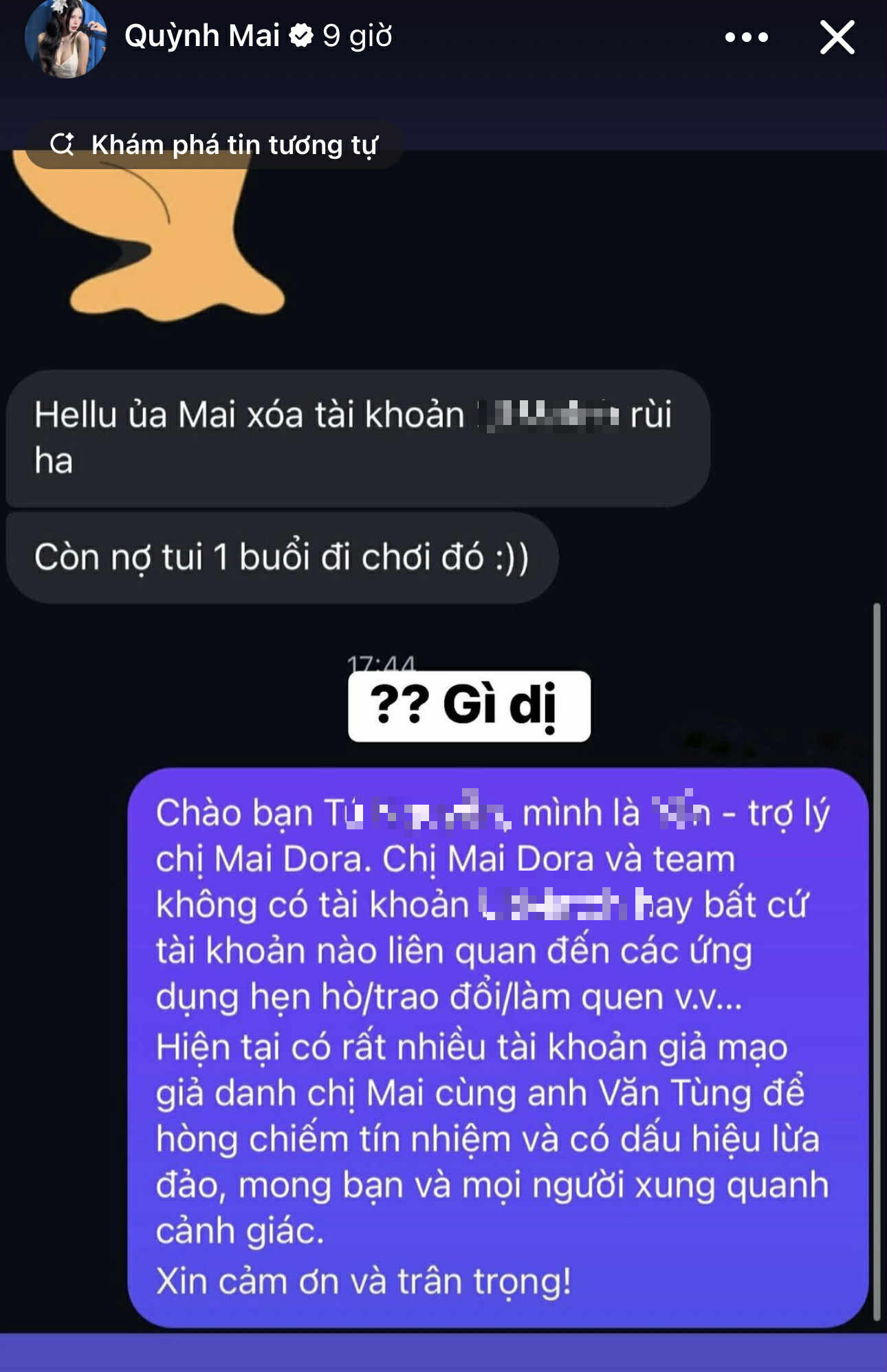 Fan nam được Mai Dora hứa gặp gỡ trên ứng dụng hẹn hò, tìm đến chính chủ Fan nam được Mai Dora hứa gặp gỡ trên ứng dụng hẹn hò, tìm đến chính chủ