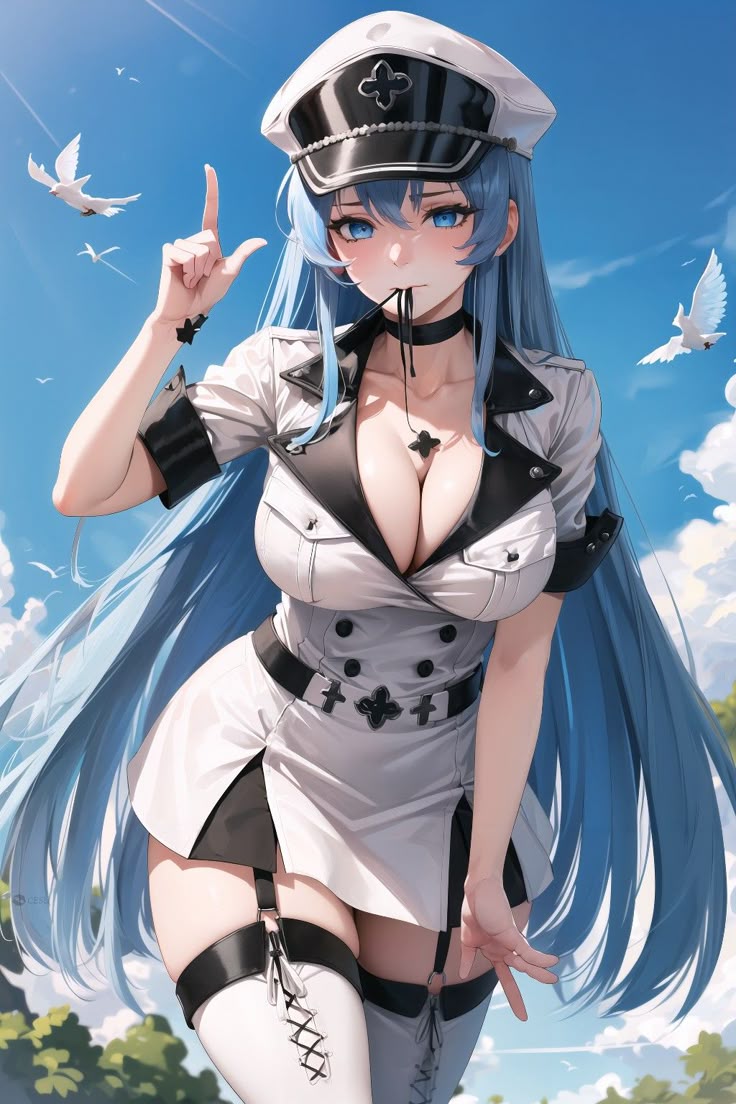 AI tái hiện nàng Esdeath - nữ phản diện AI tái hiện nàng Esdeath - nữ phản diện