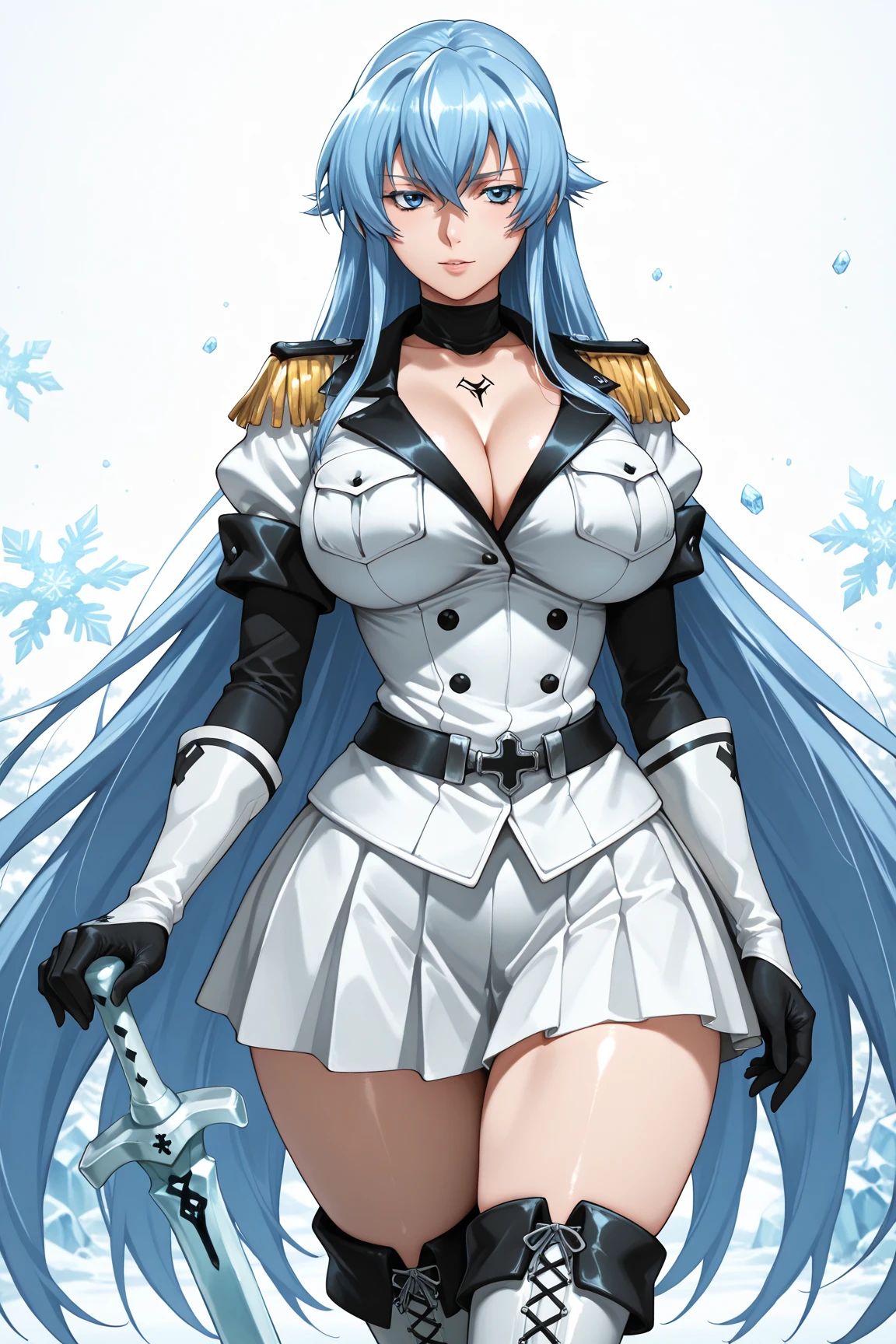 AI tái hiện nàng Esdeath - nữ phản diện AI tái hiện nàng Esdeath - nữ phản diện
